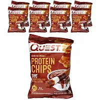 Quest Nutrition, Original Style Protein Chips, BBQ, 8 Bags, 1.1 oz (32 g) Each