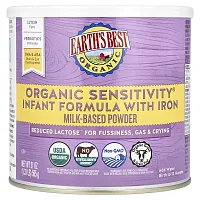 Earth&#x27;s Best, Organic Sensitivity Infant Formula with Iron, 21 oz (595 g)