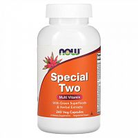 Now Foods, Special Two, мультивитамины, 240 растительных капсул