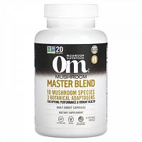 Om Mushrooms, Mushroom Master Blend, 675 mg, 80 Vegetable Capsules