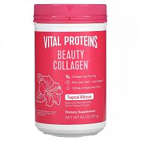 Vital Proteins, Beauty Collagen, коллаген со вкусом тропического гибискуса, 271 г (9,6 унции)