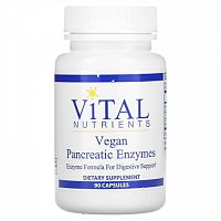 Vital Nutrients, Vegan Pancreatic Enzymes , 90 Capsules