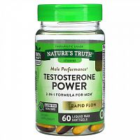 Nature's Truth, Testosterone Power, 60 мягких таблеток Liquid Max