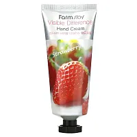 Farmstay, Visible Difference Hand Cream, Strawberry, 3.52 oz (100 g)