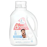 Dreft, Baby Detergent, Free &amp; Gentle Unscented, 92 fl oz (2.72 l)