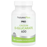 NaturesPlus, Pro Calcium D-Glucarate 600, 90 Capsules