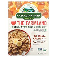 Cascadian Farm, Органические хлопья Graham Crunch, 272 г (9,6 унции)