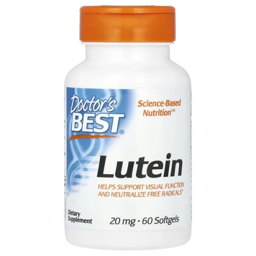 Doctor&#x27;s Best, Lutein , 20 mg, 60 Softgels