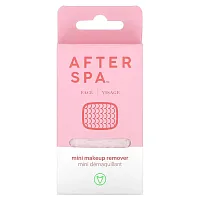 AfterSpa, Mini Makeup Remover, Pink, 1 Cloth