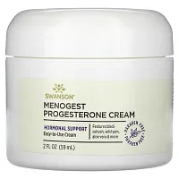 Swanson, Menogest Progesterone Cream, 2 fl oz (59 ml)