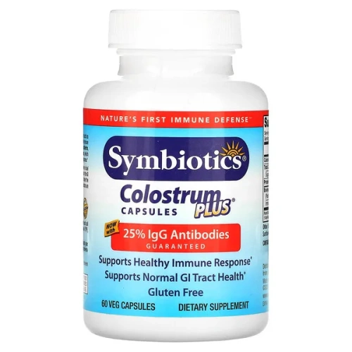 Symbiotics, Colostrum Plus, 60 Veg Capsules