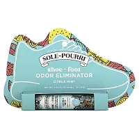 Poo-Pourri, Sole-Pourri™  Shoe + Foot Odor Eliminator, Citrus Mint, 0.34 fl oz (10 ml)