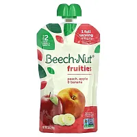 Beech-Nut, Fruities, 6+ Months, Peach, Apple &amp; Banana, 3.5 oz (99 g)