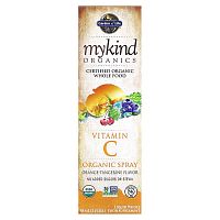 Garden of Life, MyKind Organics, Vitamin C Organic Spray, Orange-Tangerine, 2 fl oz (58 ml)