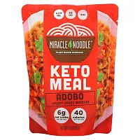 Miracle Noodle, Keto Meal, адобо и лапша на растительной основе, 261 г (9,2 унции)