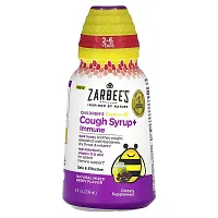 Zarbee&#x27;s, Children&#x27;s Daytime Cough Syrup + Immune, 2-6 Years, Natural Mixed Berry, 8 fl oz (236 ml)