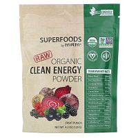 MRM, Raw Organic Clean Energy Powder, Fruit Punch, 4.2 oz (120 g)