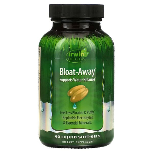 Irwin Naturals, Bloat-Away, 60 Liquid Soft-Gels