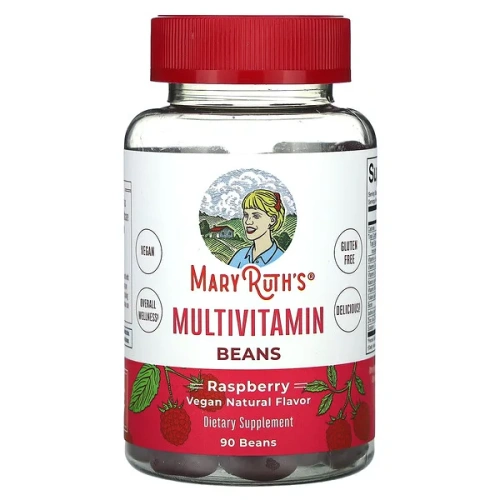 MaryRuth&#x27;s, Multivitamin Beans , Raspberry, 90 Beans