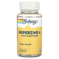 Solaray, Huperzine A with Eleuthero, 60 VegCaps