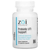 ZOI Research, Probiotic UTI Support, 60 Vegetarian Capsules