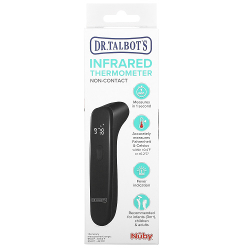 Dr. Talbot's, Infrared Thermometer, Black, 1 Thermometer фото 2