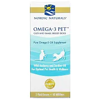 Nordic Naturals, Omega-3 Pet, Cats and Small Breed Dogs, 2 fl oz (60 ml)