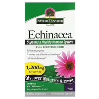 Nature&#x27;s Answer, Echinacea, 1,200 mg, 90 Vegetarian Capsules (400 mg per Capsule)