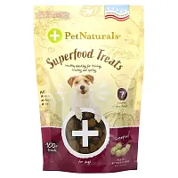 Pet Naturals, Superfood Treats for Dogs, Peanut Butter, 100+ Treats, 7.4 oz (210 g)