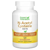 Super Nutrition, N-Acetyl Cysteine, 600 mg, 120 Veggie Capsules