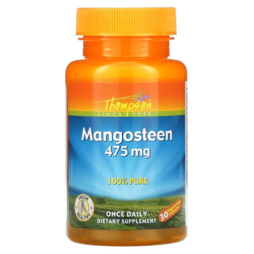 Thompson, Mangosteen, 475 mg, 30 Vegetarian Capsules