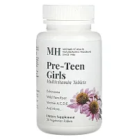 Michael&#x27;s Naturopathic, Pre-Teen Girls Multivitamin, 30 Vegetarian Tablets