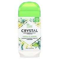 Crystal Body Deodorant, Невидимый твердый дезодорант, ваниль и жасмин, 70 г