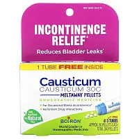 Boiron, Causticum Meltaway Pellets, 30C, 3 Tubes, Approx 80 Pellets Each