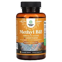 Nature&#x27;s Craft, Methyl B12, Cherry, 1,000 mcg, 90 Chewable Tablets