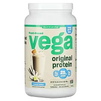 Vega, Plant-Based Original Protein, Creamy Vanilla, 2 lb 0.5 oz (920 g)