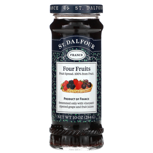 St. Dalfour, Deluxe Four Fruits Spread, 284 г (10 унций)