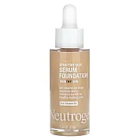 Neutrogena, Sensitive Skin Serum Foundation, Light/Medium 02, 1 oz (28 g)