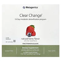 Metagenics, Clear Change, 10-Day Metabolic Detoxification Program, Natural Berry, 2 Piece Kit