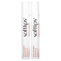 Softlips, Солнцезащитное средство для губ, SPF 20, арбуз, 2 пакетика по 2 г (0,07 унции)