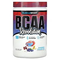 MuscleSport, BCAA, Revolution, Rainbow Italian Ice, 15.9 oz (450 g)