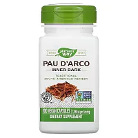 Nature&#x27;s Way, Pau D&#x27;Arco Inner Bark, 545 mg, 100 Vegan Capsules