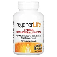 Natural Factors, RegenerLife, Optimize Mitochondrial Function, 120 Vegetarian Capsules