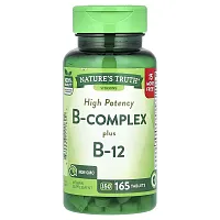 Nature&#x27;s Truth, High Potency B-Complex Plus B-12, 165 Tablets