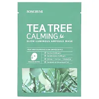 SOME BY MI, Tea Tree Calming, Glow Luminous Ampoule Beauty Mask, 1 Sheet Mask, 0.88 oz (25 g)