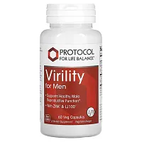 Protocol for Life Balance, Virility For Men, 60 Veg Capsules