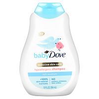 Dove, Baby, насыщенный увлажняющий шампунь, 384 мл