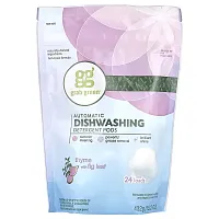 Grab Green, Automatic Dishwashing Detergent Pods, Thyme with Fig Leaf, 24 Loads, 15.2 oz (432 g)