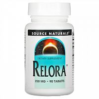 Source Naturals, Релора, 250 мг, 90 таблеток