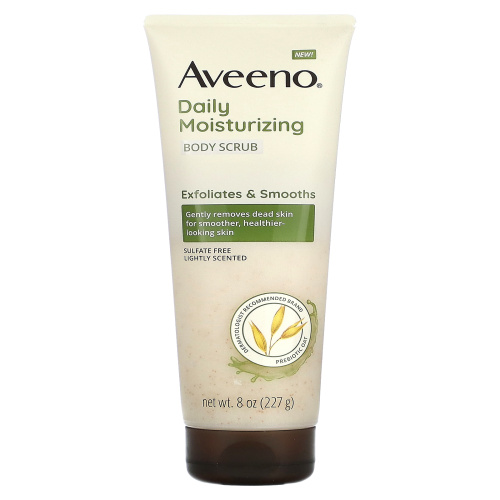 Aveeno, Увлажняющий скраб для тела, 227 г (8 унций)